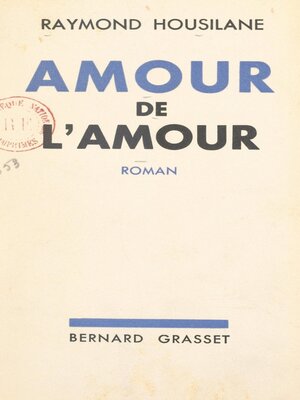 cover image of Amour de l'amour